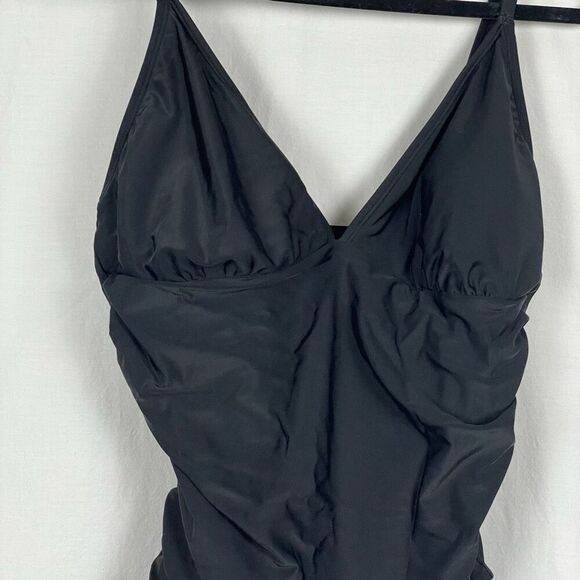 Cupshe NWT Black Plunging One Piece Swimsuit - Women’s XL - Picture 4 of 7